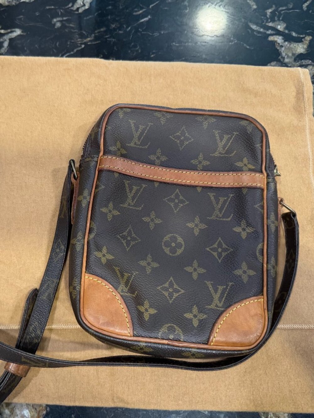 Louis Vuitton Danube Crossbody with LV Dustbag